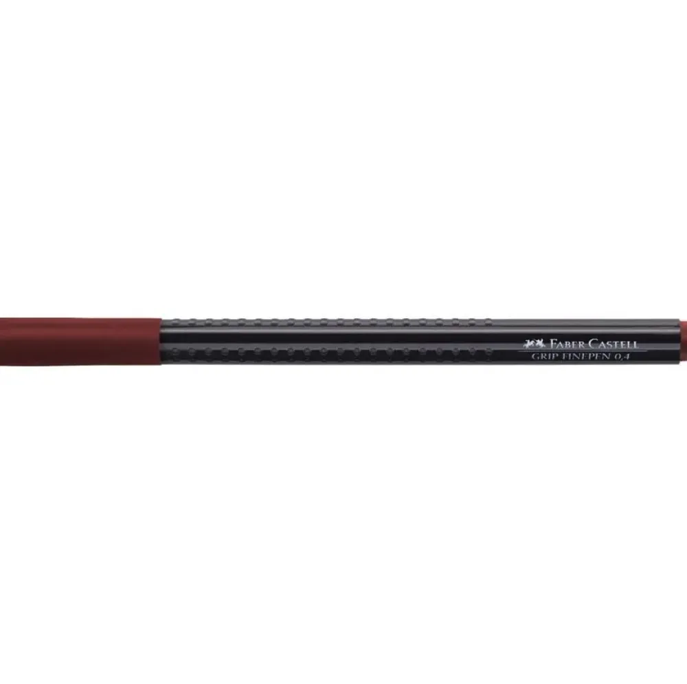 Faber-Castell Cienkopis Grip Finepen - - brązowy