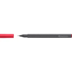 Faber-Castell Cienkopis Grip Finepen - - karminowy