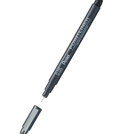 Pentel Cienkopis kalibrowany Pointliner - - czarny, 0,05 mm