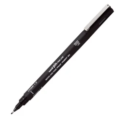 Uni Cienkopis kreślarski Pin CS1-200 - - czarny ścięty 1 mm