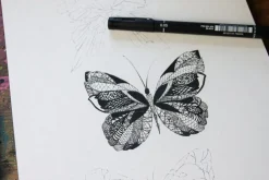 Uni Cienkopis kreślarski Pin 200 - - sepia, 0,5 mm ><noscript><img width=