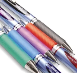 Pentel Cienkopis kulkowy EnerGel - - czarny, 0,5 mm