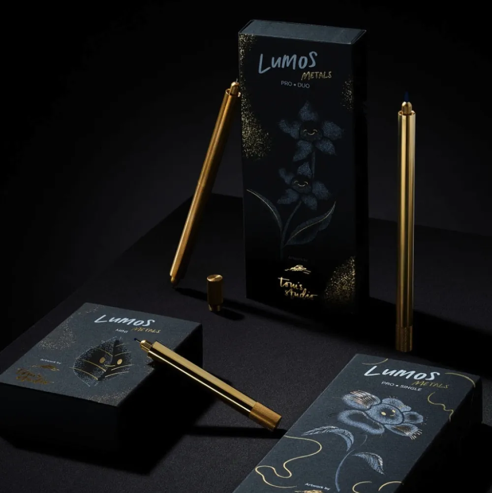 Tom's Studio Cienkopis Lumos Mini - - Brass > Długopisy