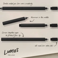 Tom's Studio Cienkopis Lumos Pro Duo - - Raspberry