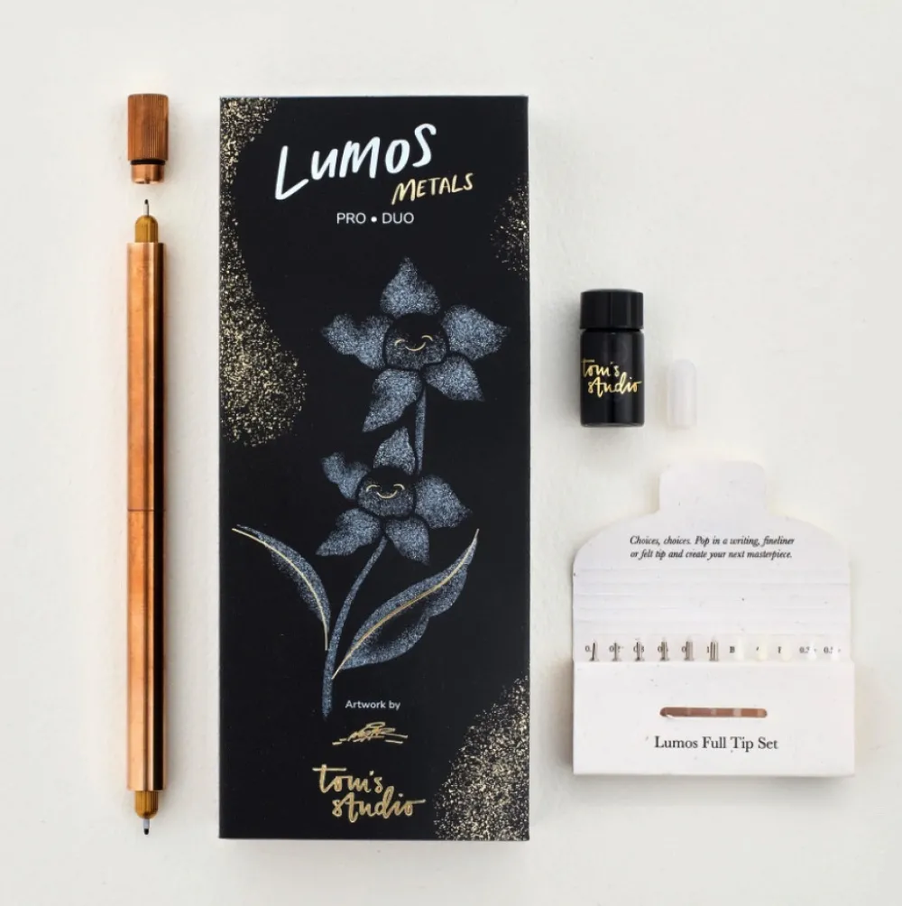 Tom's Studio Cienkopis Lumos Pro Duo - - Brass