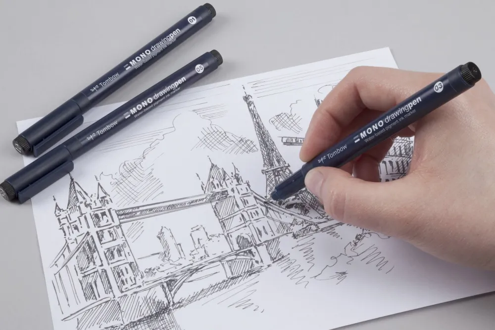 Tombow Cienkopis Mono Drawing Pen 005 - - czarny, 0,2 mm