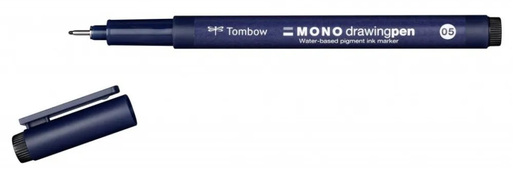 Tombow Cienkopis Mono Drawing Pen 05 - - czarny, 0,45 mm