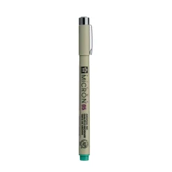 Sakura Cienkopis Pigma Micron 05 - - zielony, 0,45 mm > Markery, Brushpeny I Pisaki