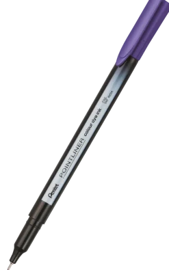 Pentel Cienkopis Pointliner Colour 0,4 mm - - fioletowy
