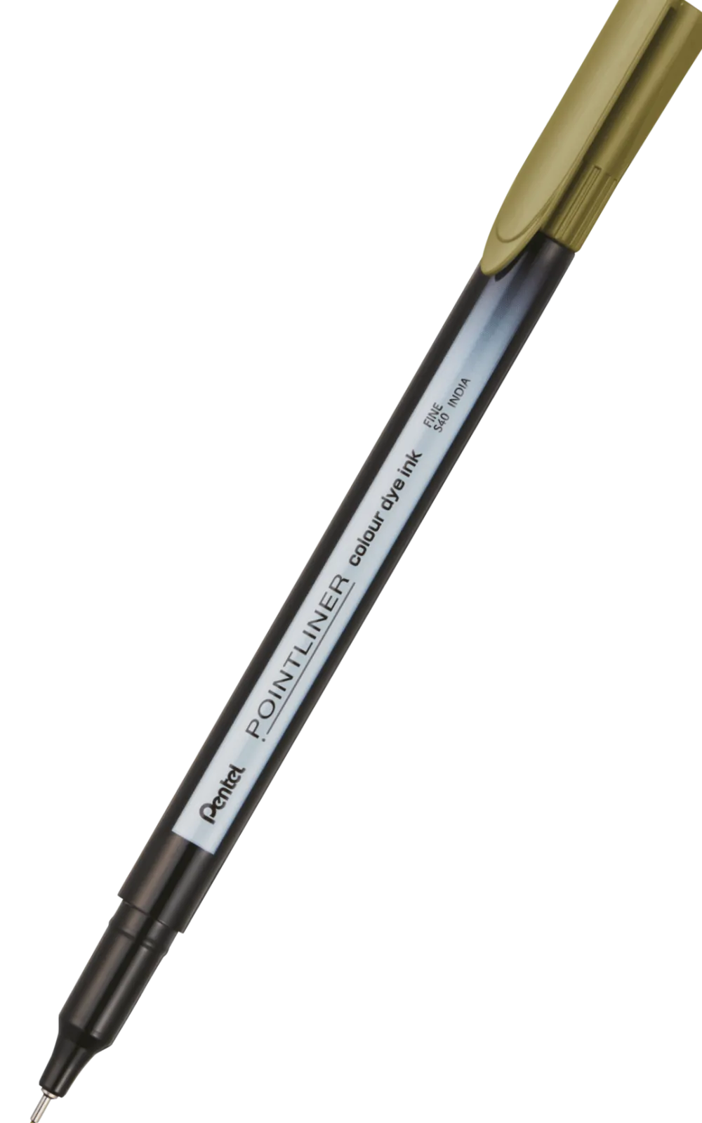 Pentel Cienkopis Pointliner Colour 0,4 mm - - brązowy > Cienkopisy