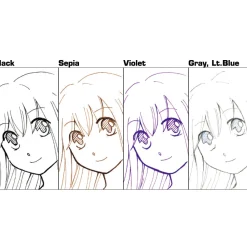 Kuretake Cienkopis ZIG Cartoonist Mangaka - - czarny, 0,03 mm