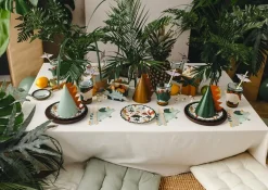 PartyDeco Czapeczki papierowe Dinozaury - 14 cm, 6 szt. ><noscript><img width=