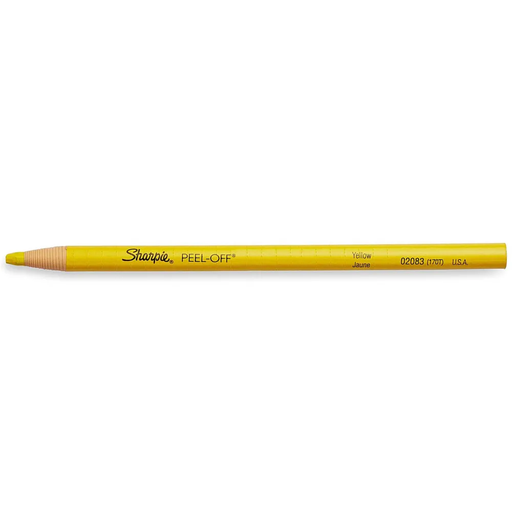 Sharpie Dermatograf Pell-Off China Marker - - żółty > Kredki