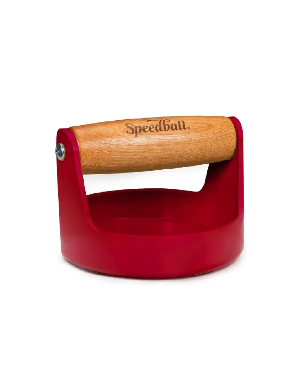 Speedball Docisk drukarski - - czerwony 10 cm