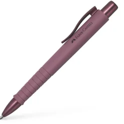Faber-Castell Długopis automatyczny Poly Ball Urban XB - - Bordeaux