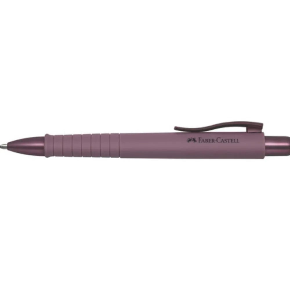 Faber-Castell Długopis automatyczny Poly Ball Urban XB - - Bordeaux