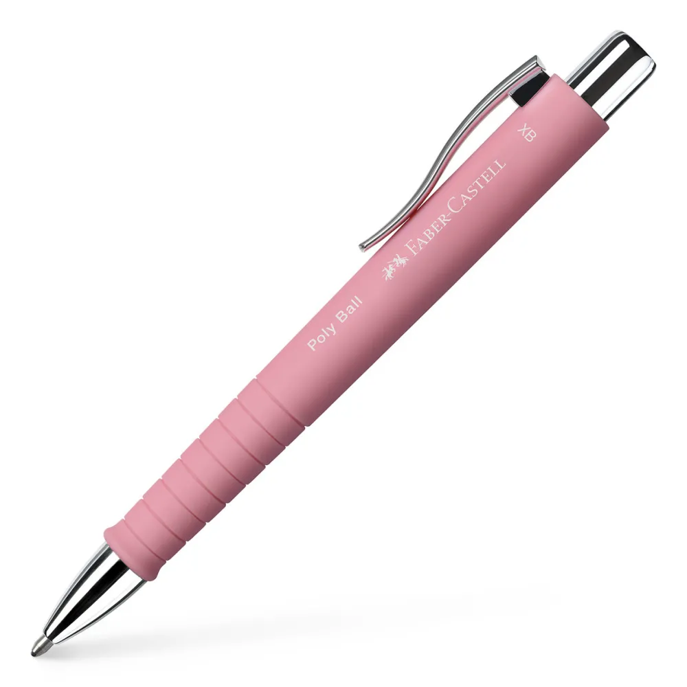 Faber-Castell Długopis automatyczny Poly Ball Urban XB - - pudrowy róż > Długopisy
