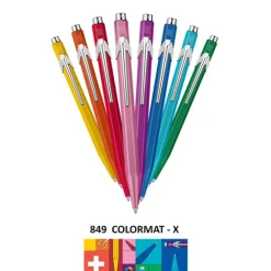 Caran d'Ache Długopis 849 Colormat-X z etui - - Orange