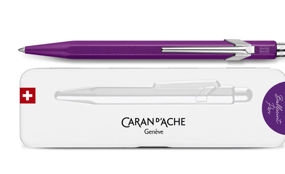 Caran d'Ache Długopis 849 Colormat-X z etui - - Red > Długopisy