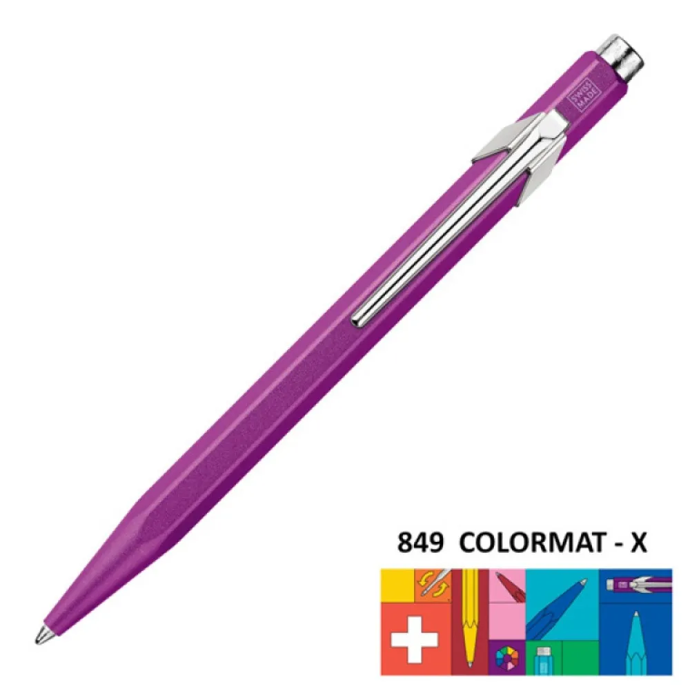 Caran d'Ache Długopis 849 Colormat-X z etui - - Red > Długopisy