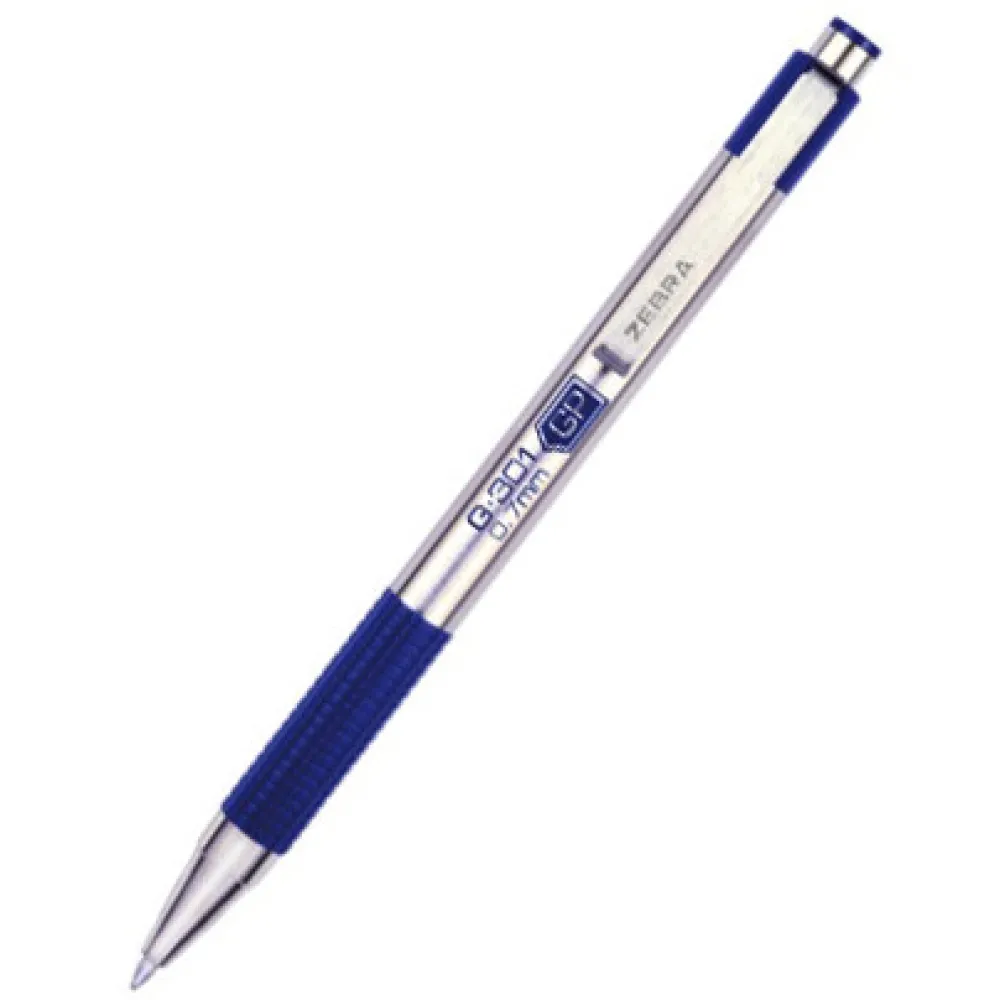 Zebra Długopis żelowy G-301 - - Blue, 0,7 mm