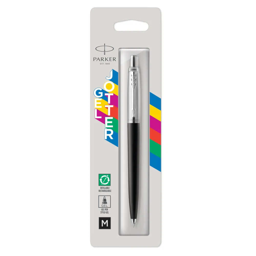 Parker Długopis żelowy Jotter Gel Originals - - czarny, M > Długopisy