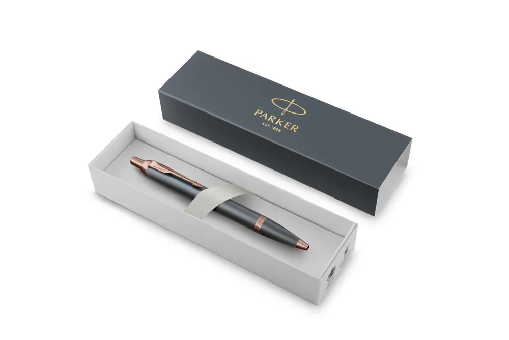 Parker Długopis IM The Finishing Touch w etui - - Slate