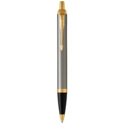 Parker Długopis IM w etui - - Brushed Metal & Gold Trim