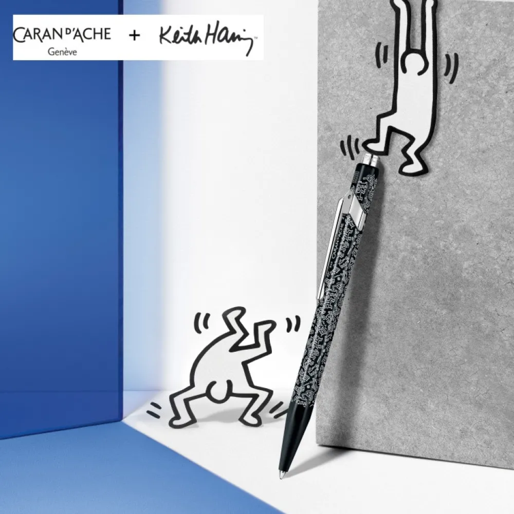 Caran d'Ache Długopis 849 Keith Haring z etui - - Black & White > Długopisy