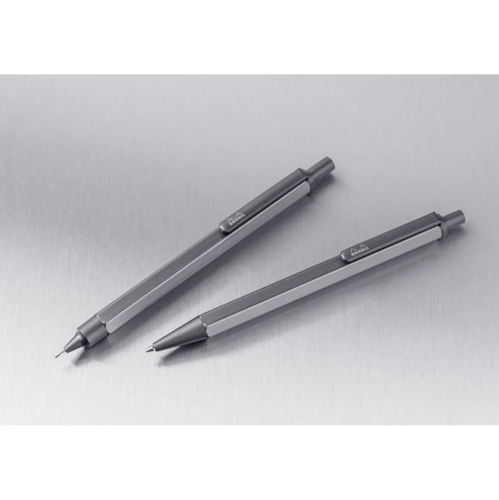 Rhodia Długopis kulkowy scRipt - - Titanium > Długopisy