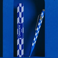 Caran d'Ache Długopis 849 Mosaic z etui - - Royal Blue