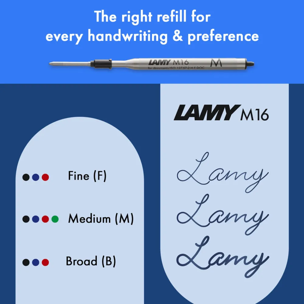 Lamy Długopis Safari M16 - - Steel Black > Długopisy
