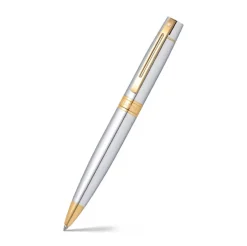 Sheaffer Długopis 300 - - Bright Chrome Gold Trim ><noscript><img width=