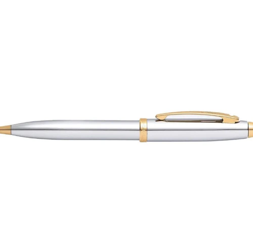 Sheaffer Długopis 100 - - Chrome Gold Trim