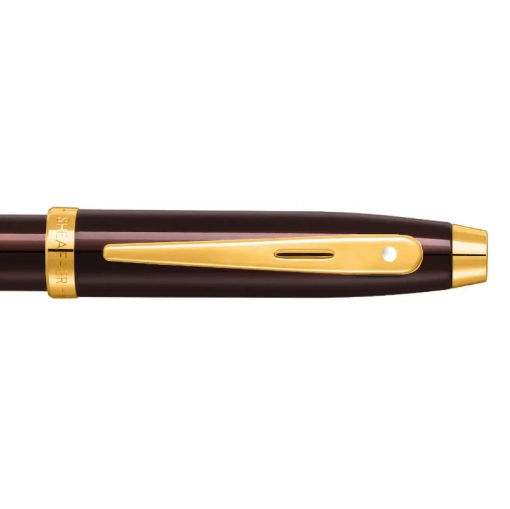 Sheaffer Długopis 100 - - Coffee Brown Gold Trim > Długopisy