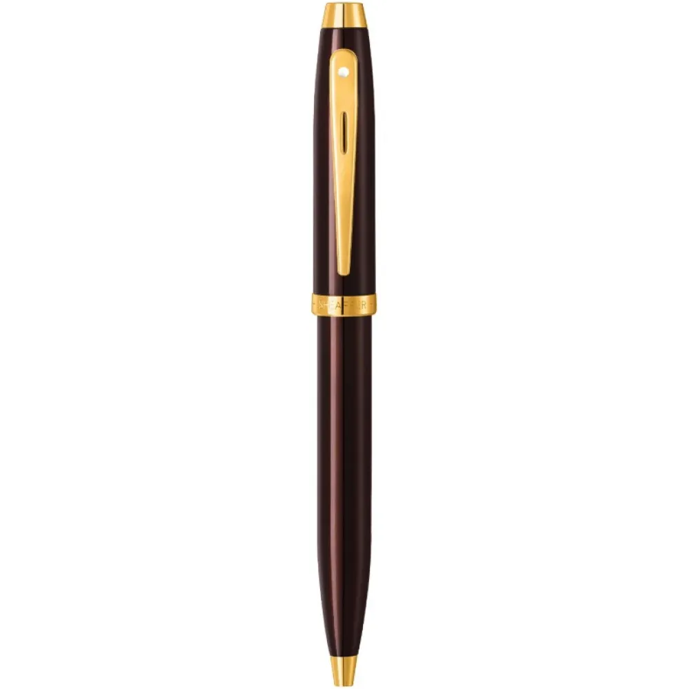 Sheaffer Długopis 100 - - Coffee Brown Gold Trim > Długopisy