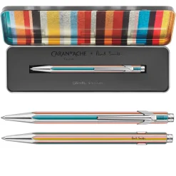 Caran d'Ache Długopis 849 Special Edition Paul Smith w etui - - Silver
