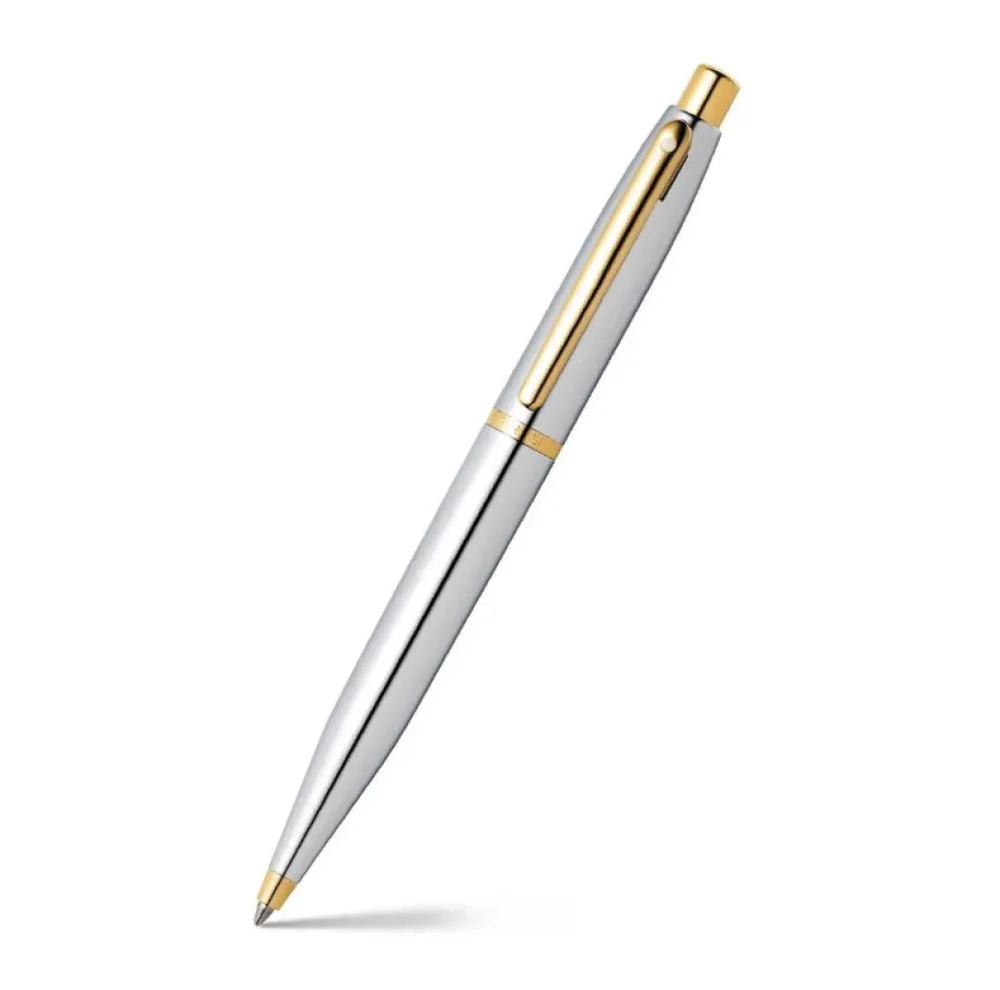 Sheaffer Długopis VFM - - Polished Chrome Gold Trim > Długopisy
