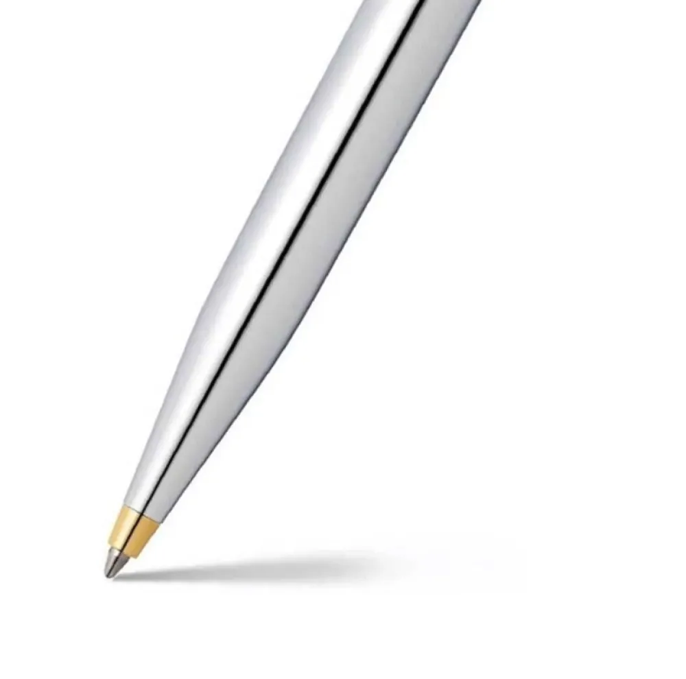 Sheaffer Długopis VFM - - Polished Chrome Gold Trim > Długopisy