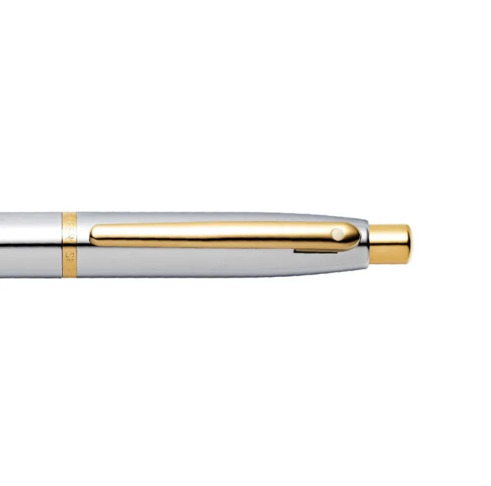 Sheaffer Długopis VFM - - Polished Chrome Gold Trim > Długopisy