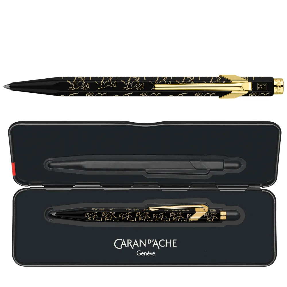 Caran d'Ache Długopis 849 Year of The Horse w etui - - czarny