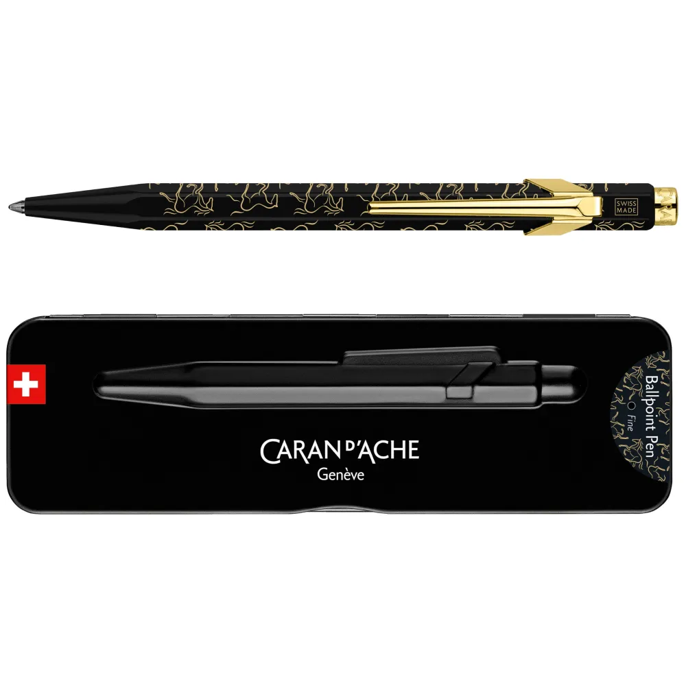 Caran d'Ache Długopis 849 Year of The Horse w etui - - czarny