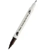 Pentel Dwustronny pisak pędzelkowy Brush Sign Pen Twin - - ciemnobrązowy