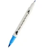 Pentel Dwustronny pisak pędzelkowy Brush Sign Pen Twin - - błękitny