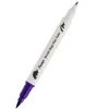 Pentel Dwustronny pisak pędzelkowy Brush Sign Pen Twin - - fioletowy