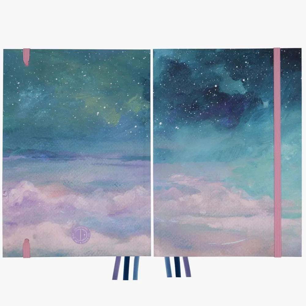 Devangari Dziennik 3-letni Cotton Sky B5 - - twarda okładka, 120 g/m2