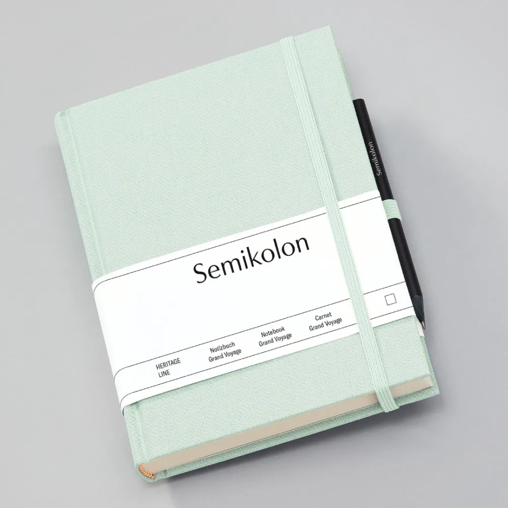 Semikolon Dziennik podróży Grand Voyage 14 x 19,2 cm - - Moss, 304 strony > Pamiętniki & Dzienniki