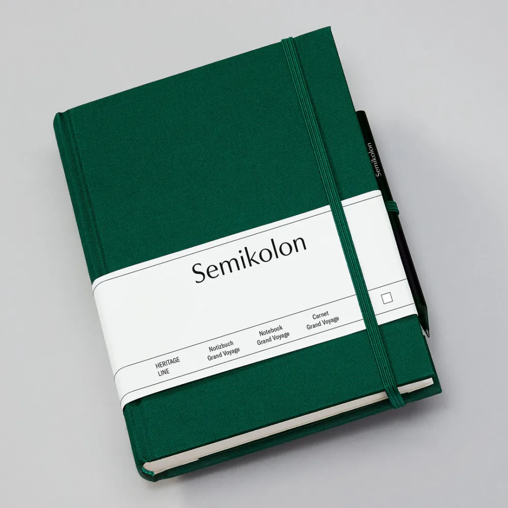 Semikolon Dziennik podróży Grand Voyage 14 x 19,2 cm - - Forest, 304 strony