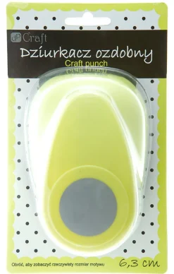 dpCraft Dziurkacz ozdobny Koło - - 6,3 cm