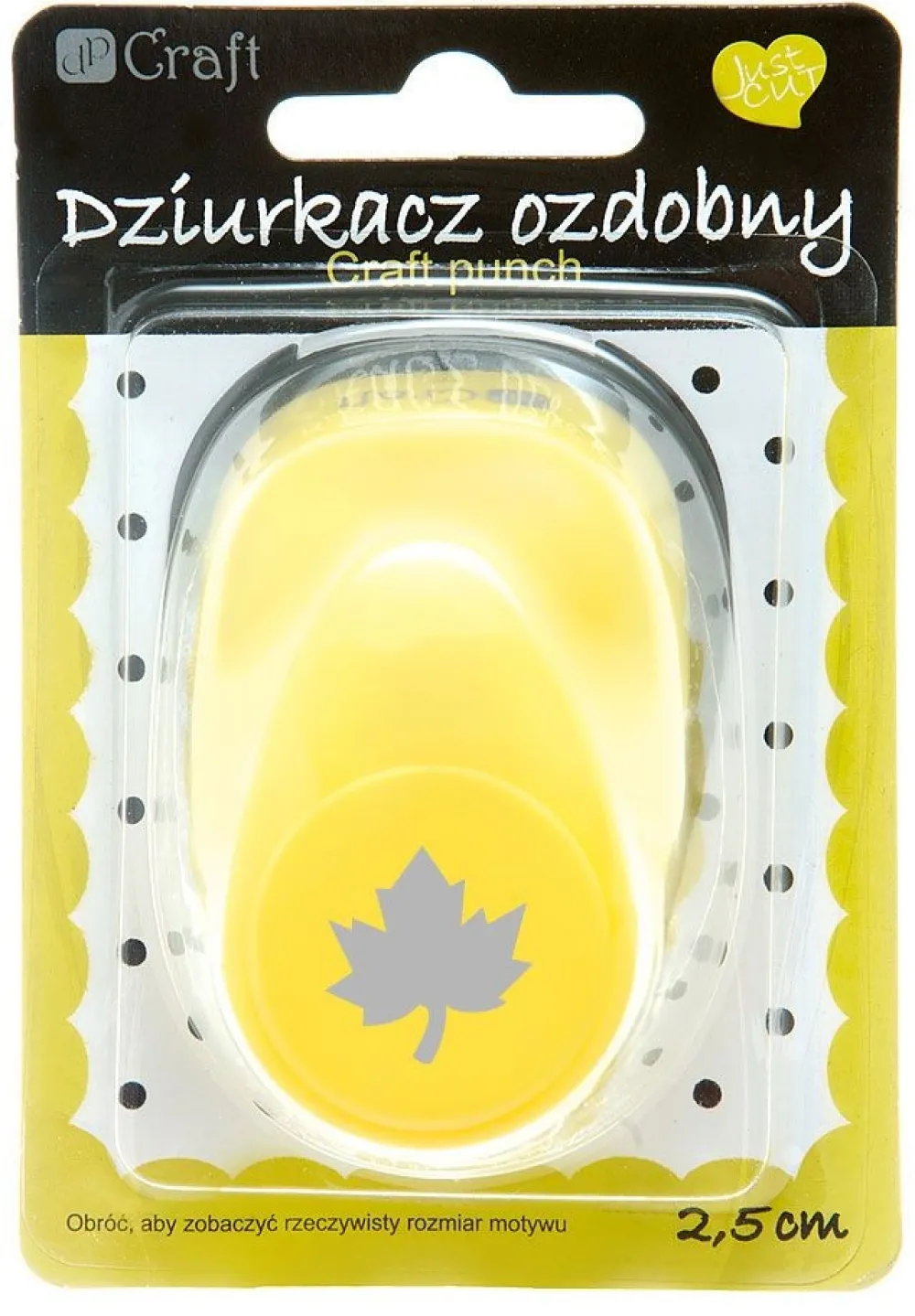 dpCraft Dziurkacz ozdobny Liść Klonu - - 2,5 cm